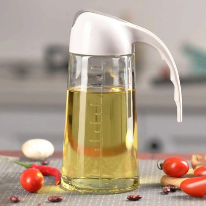 Glass Oil Bottle & Dispenser Jug