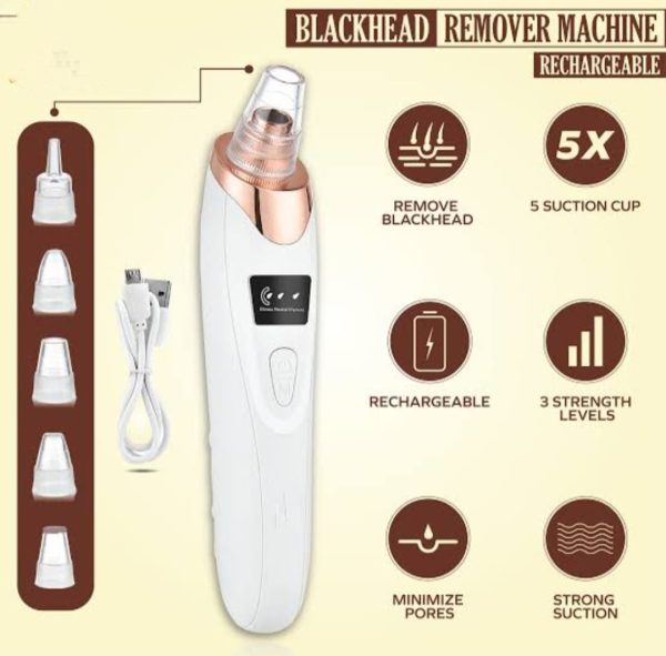 Blackhead Suction Remover Pore Vacuum | Blackhead Pore Cleaning Beauty Tool