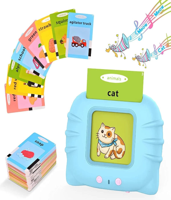 Bravokids Rechargeable Educational Learning Flashcards Preschool Learning Toys for Boys and Girls Ages 3 6