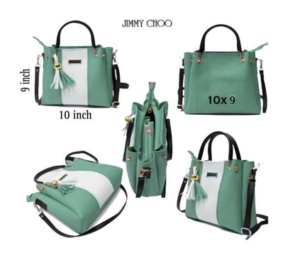 Cynthetic Leather 5pcs Set Ladies Bag Without Long Chain