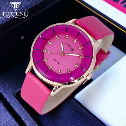 Fortune Times Ftc Ladies Quartz Analog Wrist Watch For Girls & Women (without Box)