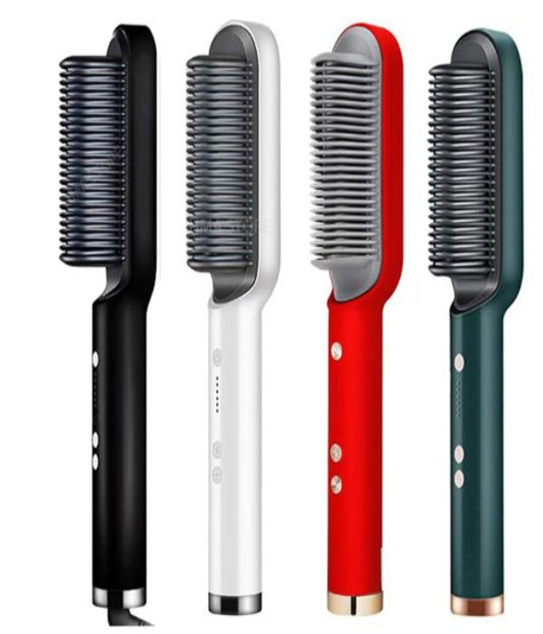 Electric Professional Hair Straightening Brush (random Color)