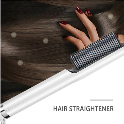 Electric Professional Hair Straightening Brush (random Color)