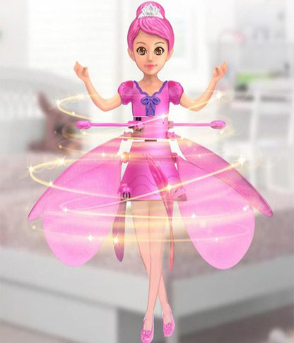 Magical Flying Fairy Doll,hand Sensor Control / Sky Dancers Flying Toy (random Color)