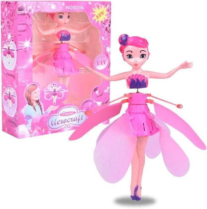 Magical Flying Fairy Doll,hand Sensor Control / Sky Dancers Flying Toy (random Color)