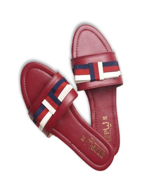 Trendy And Stylish Slippers For Girls / Party And Casual Wear Maroon